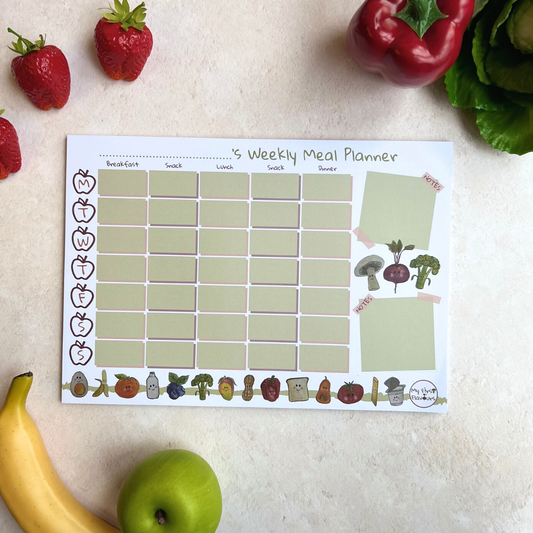 Weekly Meal Planner A4 (25 tear off sheets)